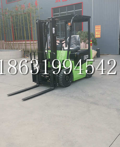 德格县电动叉车四驱平衡叉车 卸货用叉车半电动叉车1吨液压升降车多少钱电动叉车