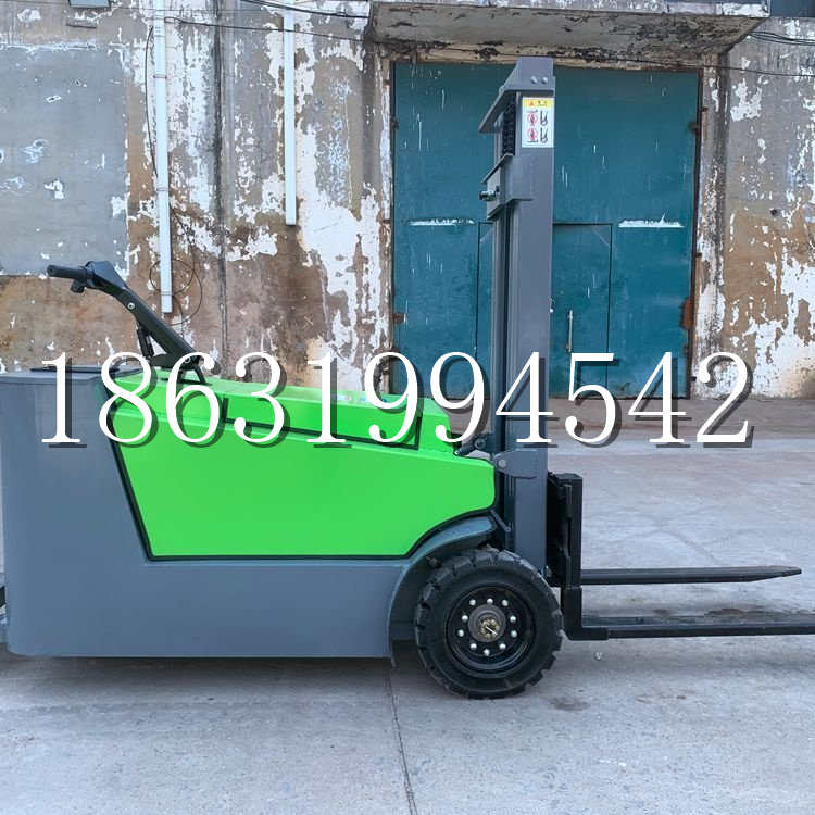 德格县小型电动叉车1吨2吨步行站驾式电瓶堆高充电装卸车液压升降车铲车